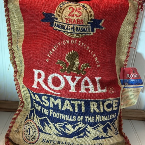 ROYAL 20 lb. Basmati Rice Bag, from the foothills of the Himalayas, with zipper. - Picture 2 of 6